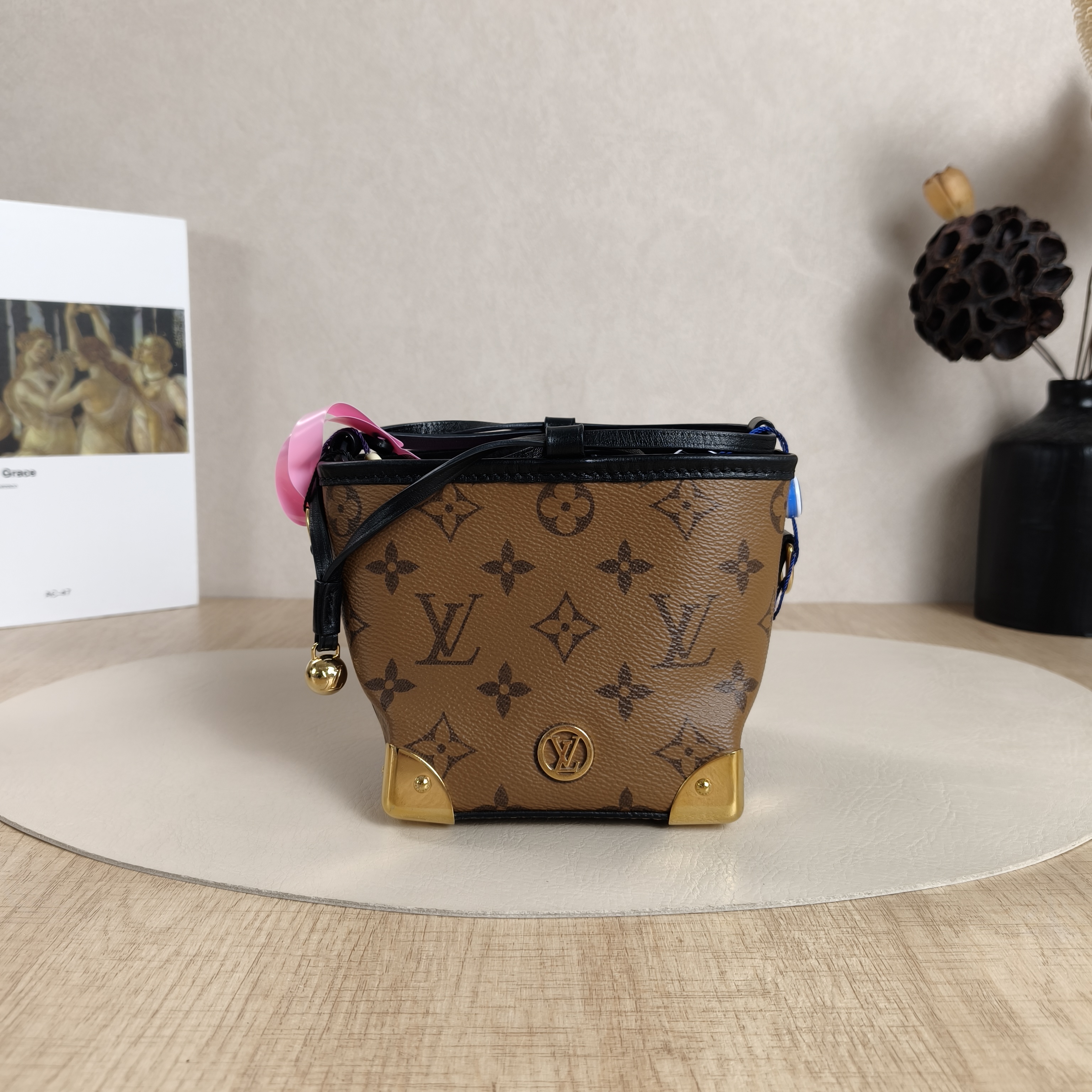 Louis Vuitton Crossbody Bag NOÉ PURSE LV CHARMS Monogram PV Cmini11.5 × 11.5 × 11.5 cm