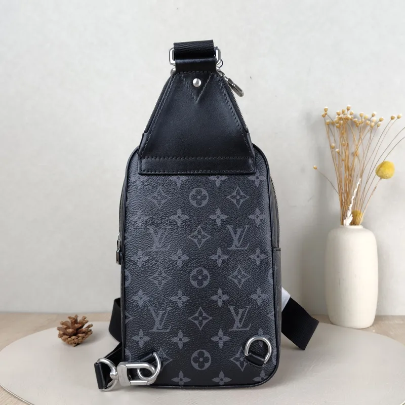 Louis Vuitton Shoulder Bag Avenue Shoulder Bag Black Monogram PVC One Size 15.5 × 7.5 × 25 cm — cover view 5 of 5