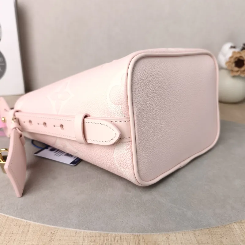 Louis Vuitton Top Handle Bag ALL IN BB · White Empreinte Embossed Calfskin BB16 × 12 × 18 cm — detail view 5 of 15