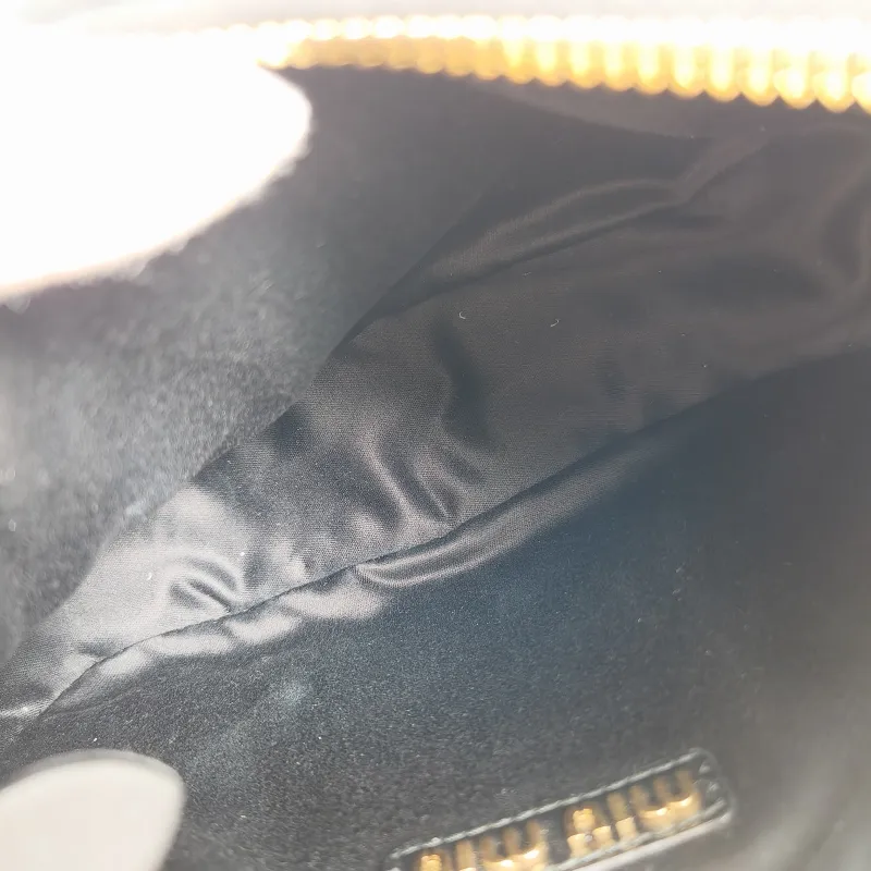 Miumiu Shoulder Bag Wander Hobo Black Calfskin Small20 × 6 × 17 cm — detail view 7 of 12