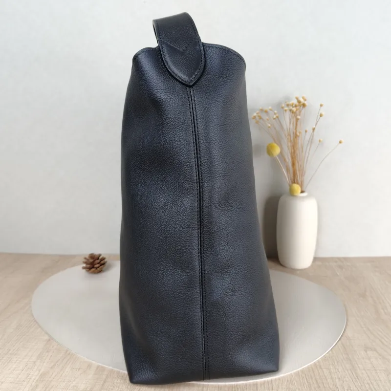 Louis Vuitton Shoulder Bag Low Key Hobo Shoulder Bag Black Calfskin Medium 31 × 18 × 35 cm — detail view 4 of 13