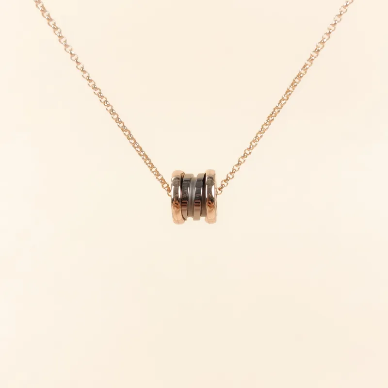 Bvlgari Necklace B.zero1 Rose Gold 18KR ose Gold One Size 38-44cm