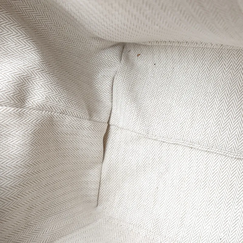 Hermès Top Handle Bag bride-a-brac Beige Canvas Large 25 × 15 × 21 cm — detail view 10 of 11