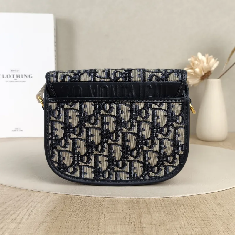 DIOR Crossbody Bag Bobby Blue Canvas Small18 × 5 × 14 cm — cover view 5 of 5