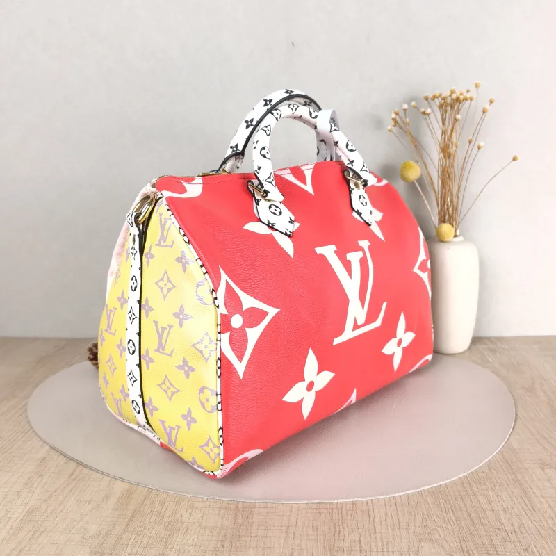 Louis Vuitton Top Handle Bag Speedy30 Colorblock PVC Large 30 × 17 × 21 cm — cover view 3 of 5