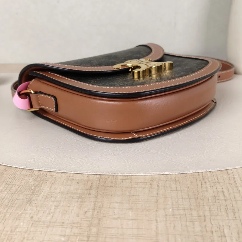 CELINE Crossbody Bag TEEN BESACE TRIOMPHE Monogram PVC Small18.5 × 6 × 16 cm — detail view 2 of 12