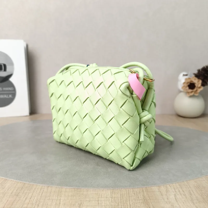 Bottega Veneta Crossbody Bag Loop Camera Bag Green Lambskinmini17 × 6 × 11 cm — cover view 3 of 5