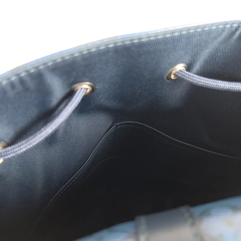 Louis Vuitton Backpack Christophe Backpack Blue PVC 33 × 12 × 44 cm — detail view 11 of 12