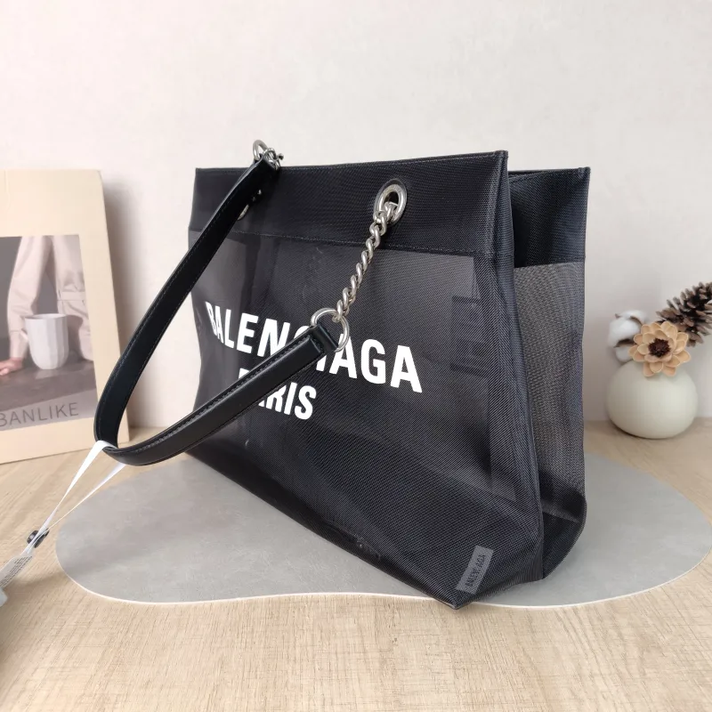 BALENCIAGA Top Handle Bag Tote Bag Black One Size 34.5 × 14 × 27 cm — cover view 5 of 5