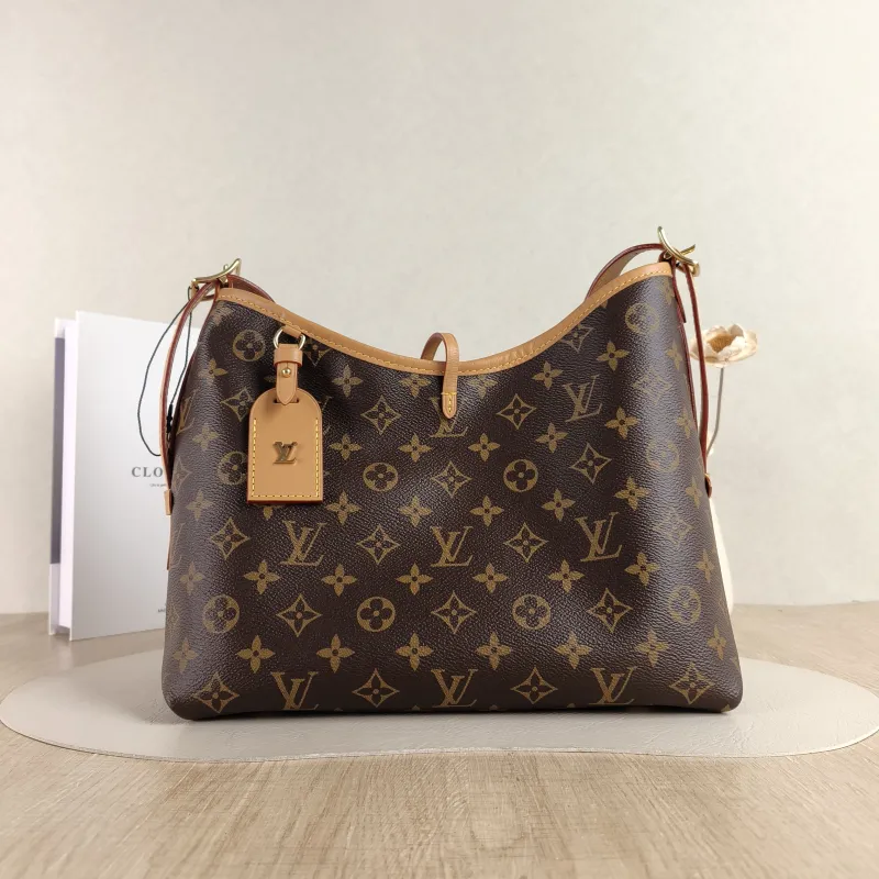 Louis Vuitton Crossbody Bag Carryall Monogram PVC Small 29 × 12 × 24 cm