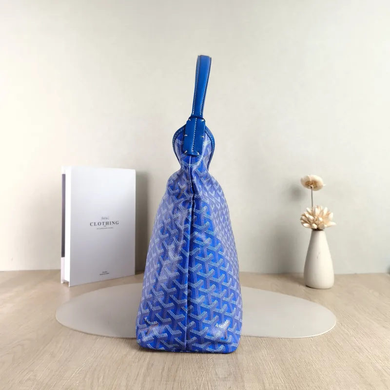 GOYARD Shoulder Bag Boheme Hobo​ Blue PVC Small 43 × 14 × 27 cm — detail view 2 of 11