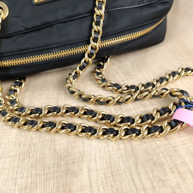 PRADA Shoulder Bag Shoulder Bag Black Nylon One Size 35 × 9 × 20 cm — detail view 6 of 11