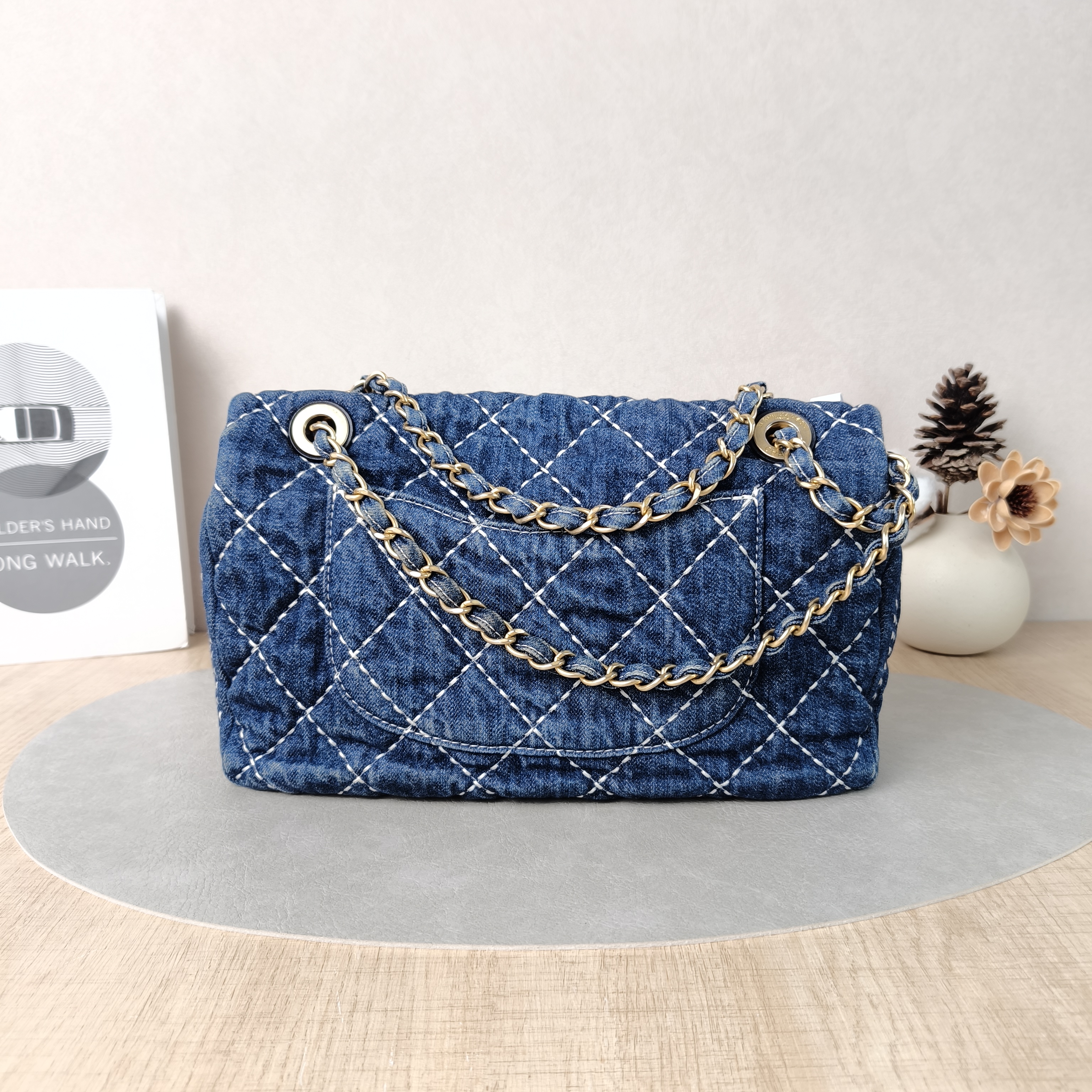Chanel Crossbody Bagcf Collection Crossbody Bag Blue One Size26 × 6 × 16 cm — cover view 2 of 5