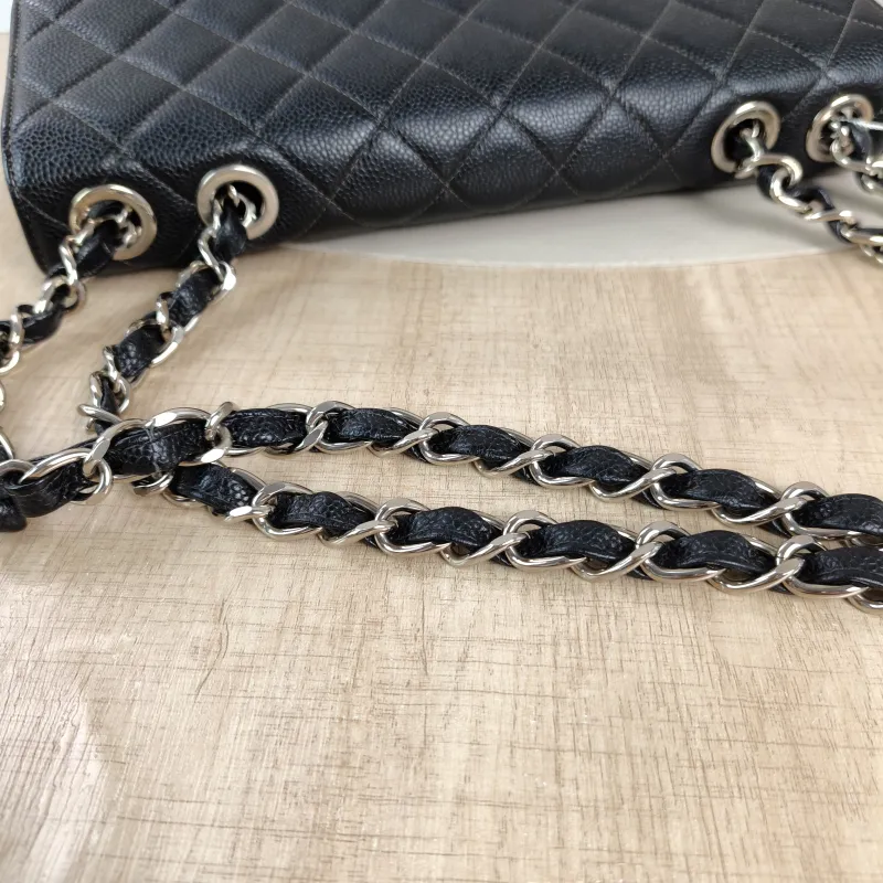 Chanel Crossbody Bagcf Collection Crossbody Bag Black Calfskin One Size30 × 8 × 21.5 cm — detail view 3 of 13