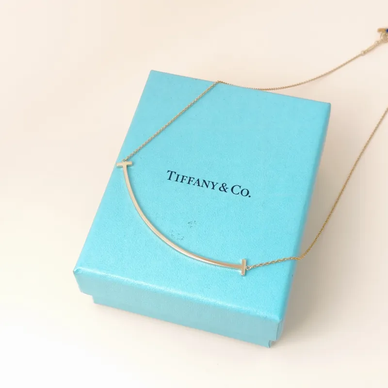 Tiffany&Co. Necklace T Collection Large Smile Necklace Yellow Gold Yellow Gold 18KY ellow Gold Large 45cm — cover view 6 of 11