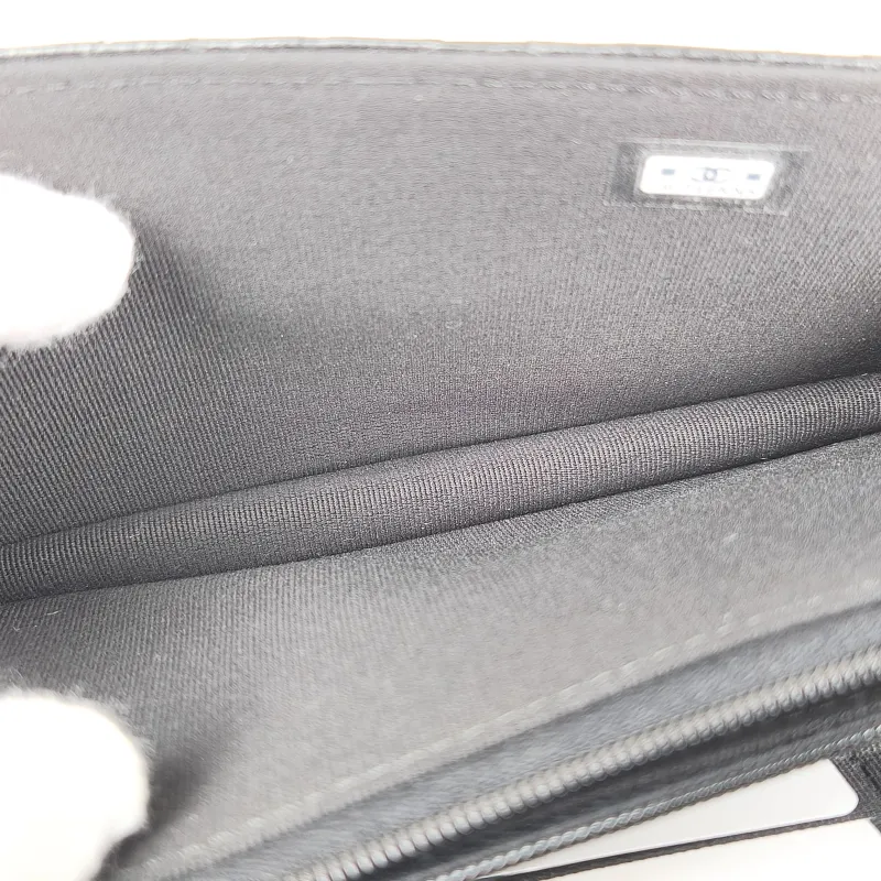 Chanel Crossbody Bag trendy cc woc Black Lambskin Mini 19.2 × 3.5 × 12.3 cm — detail view 8 of 13