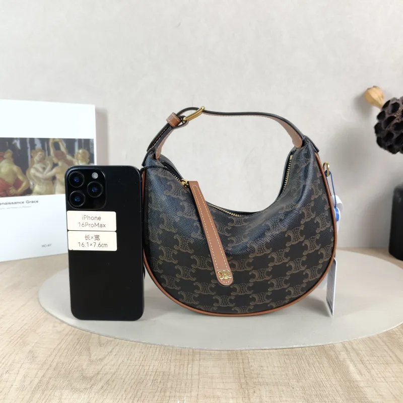 CELINE Crossbody Bag TEEN LULU hobo Monogram PVC Small 21 × 5 × 24 cm — cover view 6 of 6