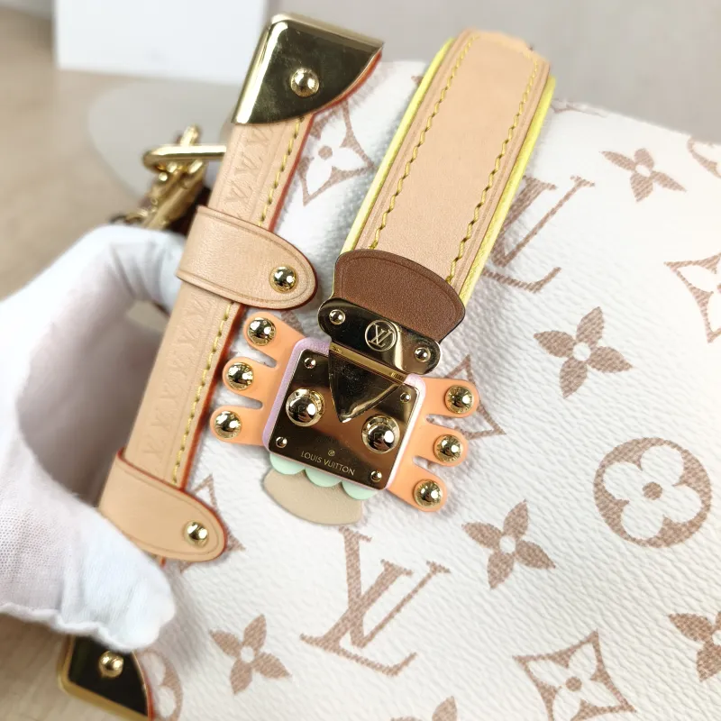 Louis Vuitton Crossbody Bag Side Trunk East West Box PVC Medium 28 × 7 × 15 cm — detail view 4 of 10