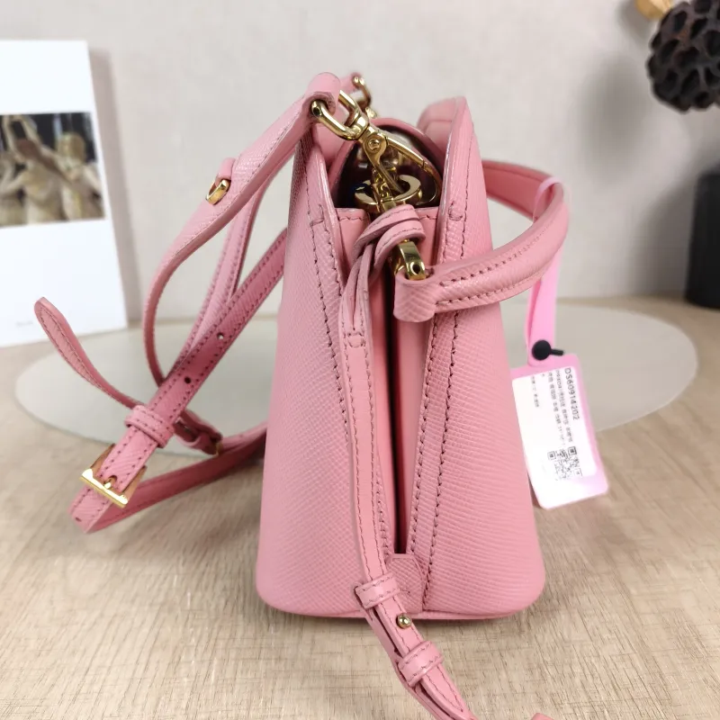 PRADA Crossbody Bag Top Handle Crossbody Bag Calfskin One Size 21 × 10 × 17 cm — detail view 1 of 11