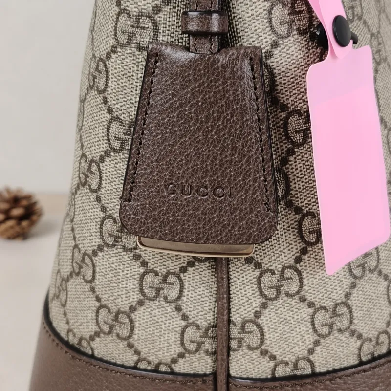 GUCCI Crossbody Bag ophidia Bucket Bag Monogram PVC One Size 34 × 16 × 31 cm — detail view 5 of 9