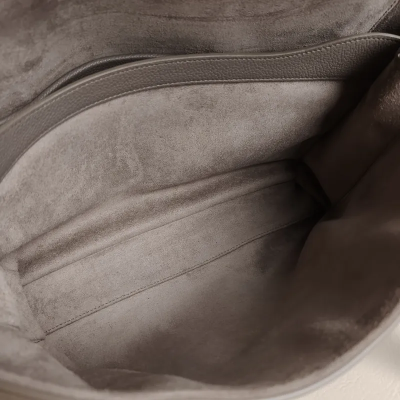 CELINE Shoulder Bag Soft 16Shoulder Bag Grey Calfskin Medium 32 × 15 × 24 cm — detail view 8 of 13