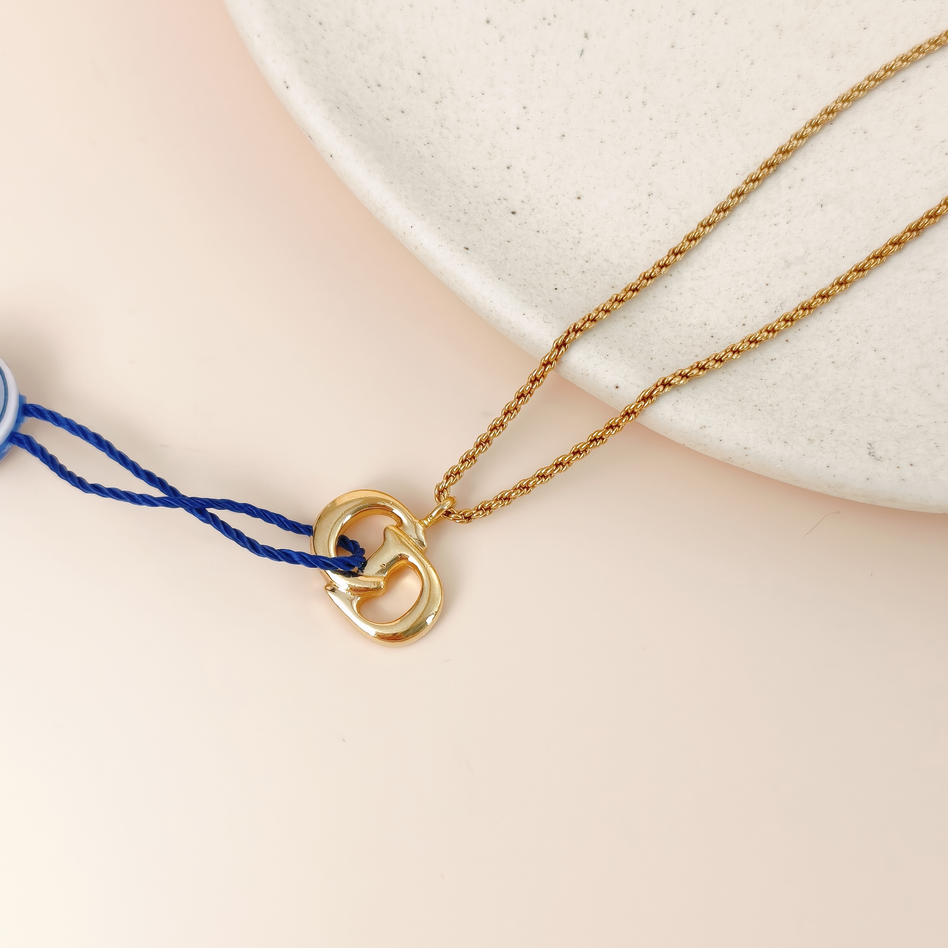 DIOR Necklace CD Necklace Gold One Size43cm — cover view 7 of 10