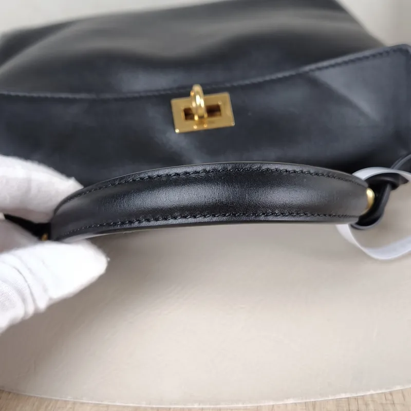 BALENCIAGA Crossbody Bag RODEO Black CC alfskin Mini 23 × 10 × 17 cm — detail view 3 of 13
