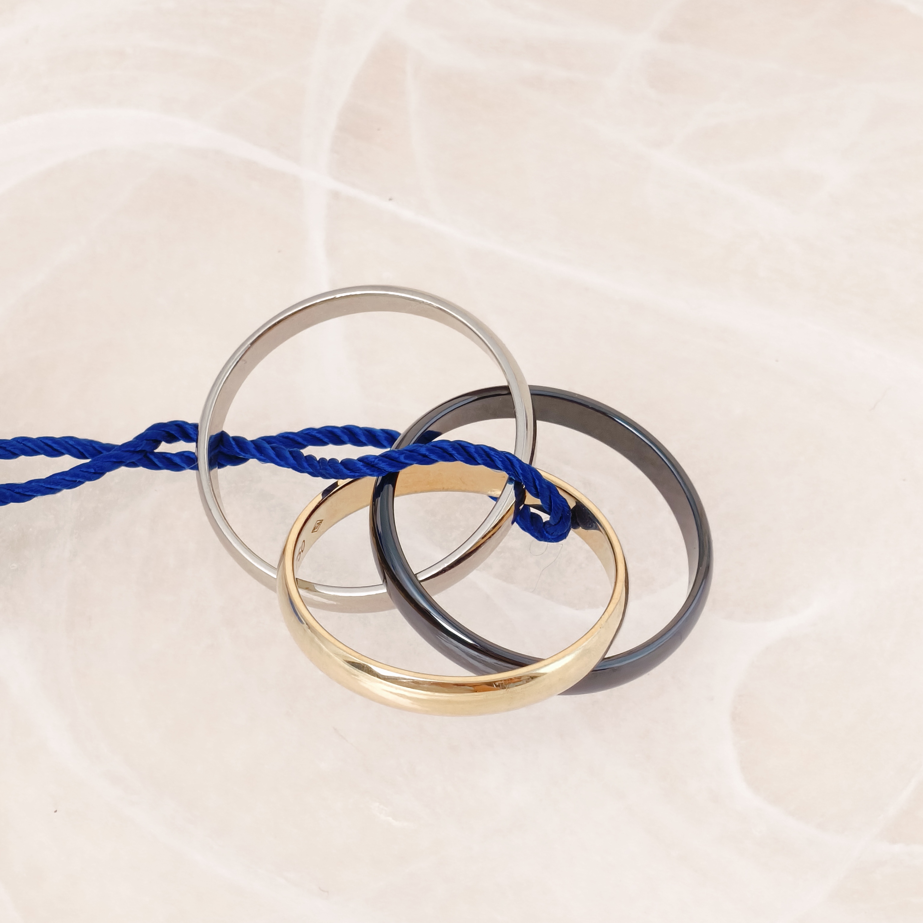 CARTIER Ring Trinity 18KW hite Gold Yellow Gold One Size54 — cover view 6 of 9