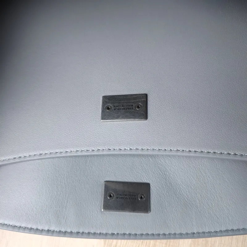 BALENCIAGA Crossbody Bag RODEO Blue Calfskin Medium 35 × 11 × 23.5 cm — detail view 10 of 14