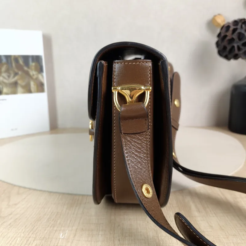 GUCCI Shoulder Bag Horsebit 1955 Horsebit Medium Monogram PVC Medium25 × 8 × 18 cm — detail view 7 of 12