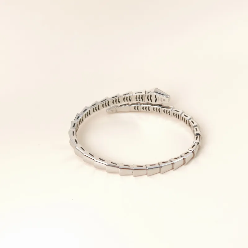 Bvlgari Bangle Serpenti Viper Collection Bangle White Gold 18KW hite Gold One Size 15 — cover view 5 of 9