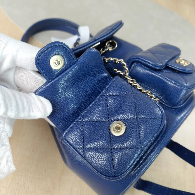 Chanel Backpack Duma Grained Calfskin Small16.5 × 10 × 17.5 cm — detail view 6 of 15
