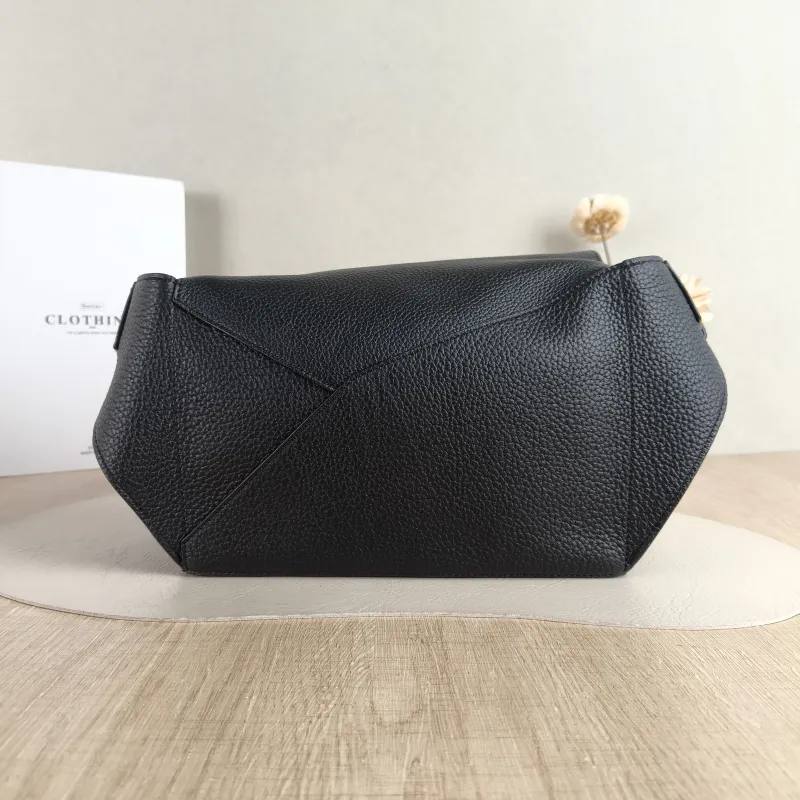LOEWE Belt Bag Puzzle Belt Bag Black CC alfskin Small 24 × 10.5 × 16 cm — cover view 4 of 5