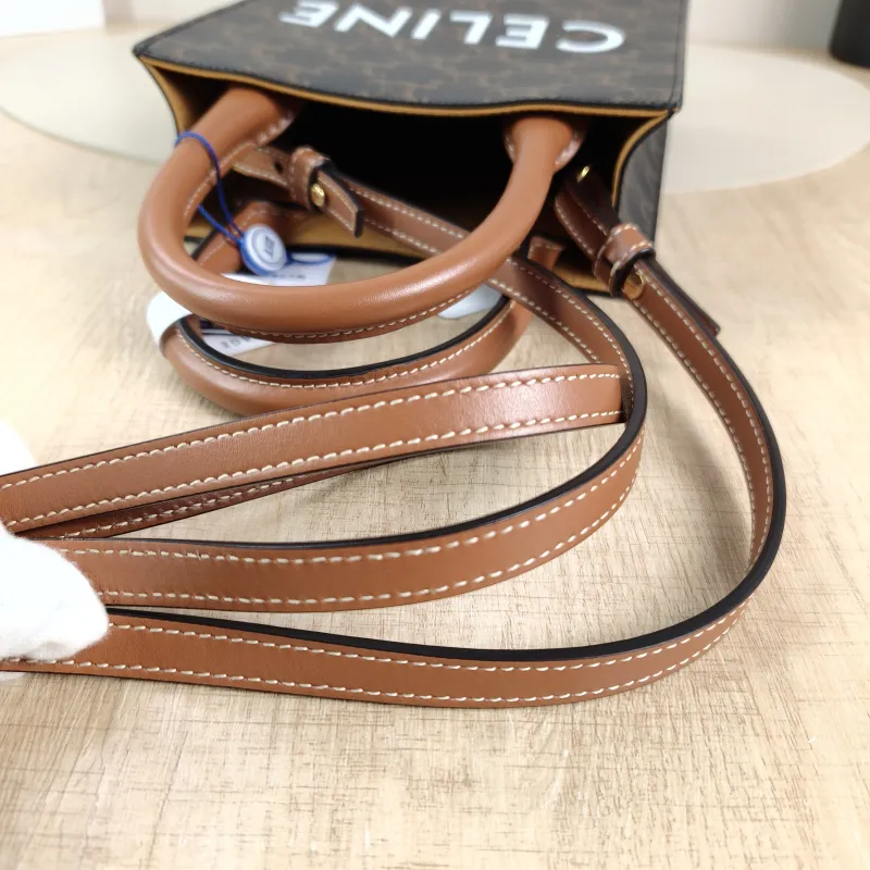 CELINE Crossbody Bag CABAS Mini Monogram PVC Mini 17 × 4 × 20.5 cm — detail view 6 of 13