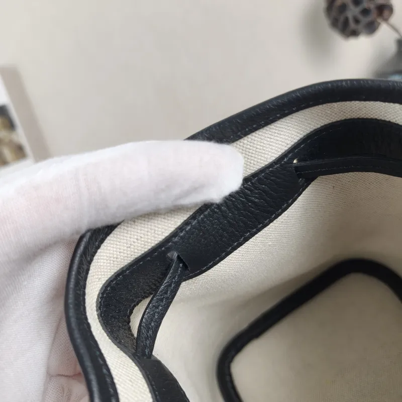 GOYARD Crossbody Bag Petit Flot Black ine Canvas Mini 12 × 10 × 17.5 cm — detail view 9 of 11