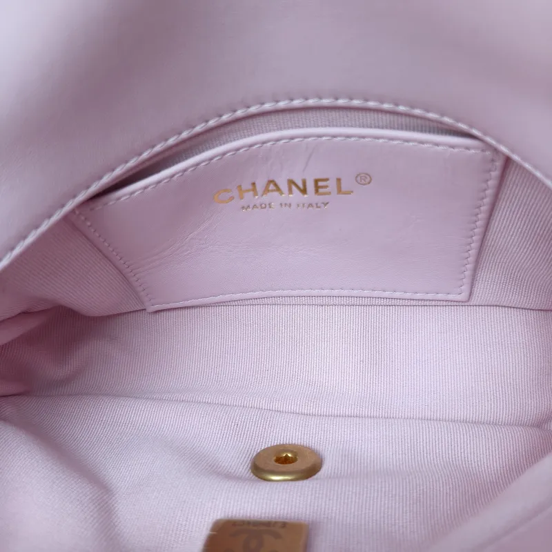 Chanel Crossbody Bag Woven Shoulder Strap Editioncf mini Pink Lambskin mini20 × 6 × 12 cm — detail view 14 of 14