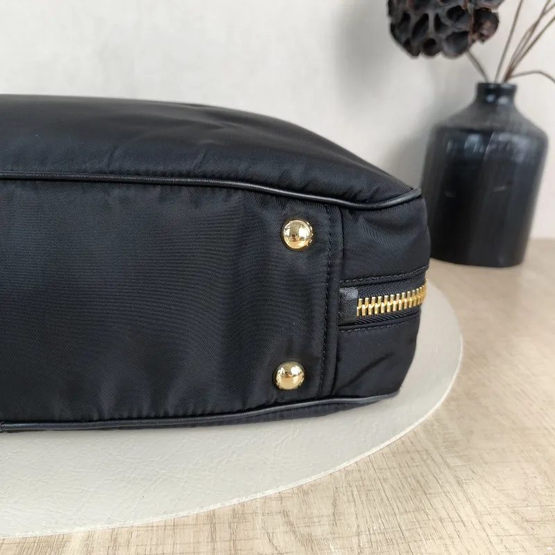 PRADA Shoulder Bag Shoulder Bag Black Nylon One Size 35 × 9 × 20 cm — detail view 9 of 11