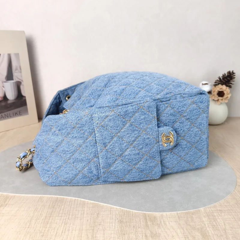 Chanel Shoulder Bag 25Bag Blue Medium 30 × 15 × 40 cm — detail view 1 of 14