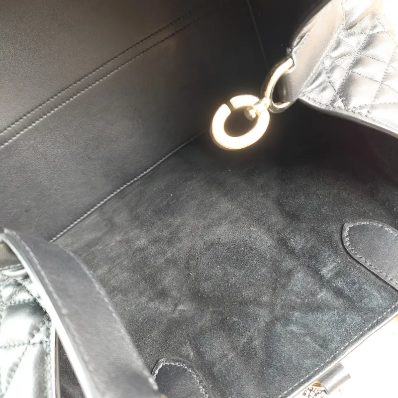 DIOR Top Handle Bag TOUJOURS Black Calfskin Medium28.5 × 17 × 21.5 cm — detail view 11 of 13