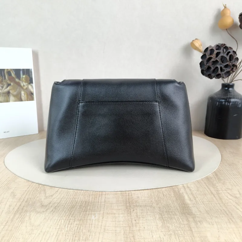 BALENCIAGA Shoulder Bag DOWNTOWN Black Calfskin Small 30 × 10 × 17.5 cm — cover view 5 of 5