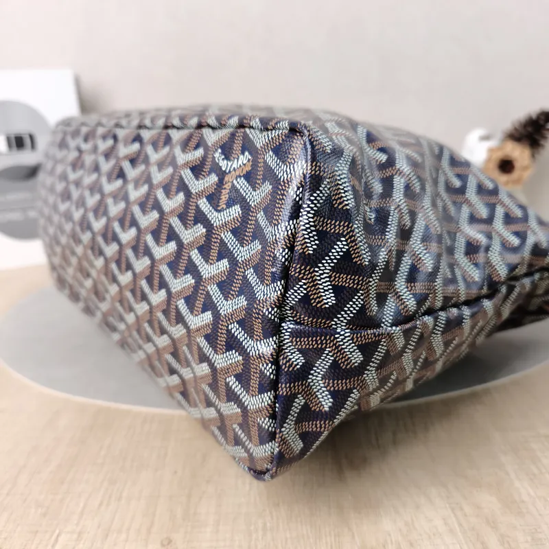 GOYARD Shoulder Bag Boheme Hobo​Blue PVC Small34 × 14 × 27 cm — detail view 5 of 12