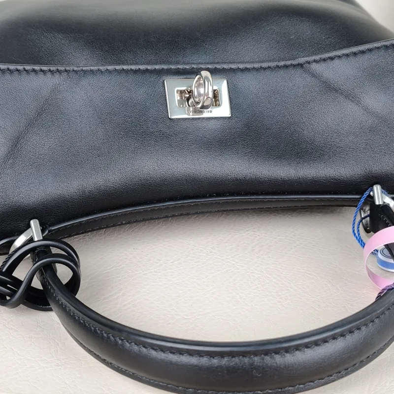 BALENCIAGA Crossbody Bag RODEO Black CC alfskin Mini 23 × 10 × 17 cm — detail view 13 of 13