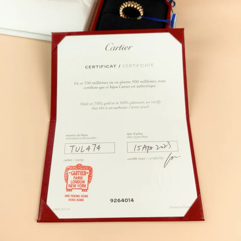 CARTIER Ring Clash de Ring Rose Gold 18KR ose Gold Small Edition53 — detail view 1 of 1