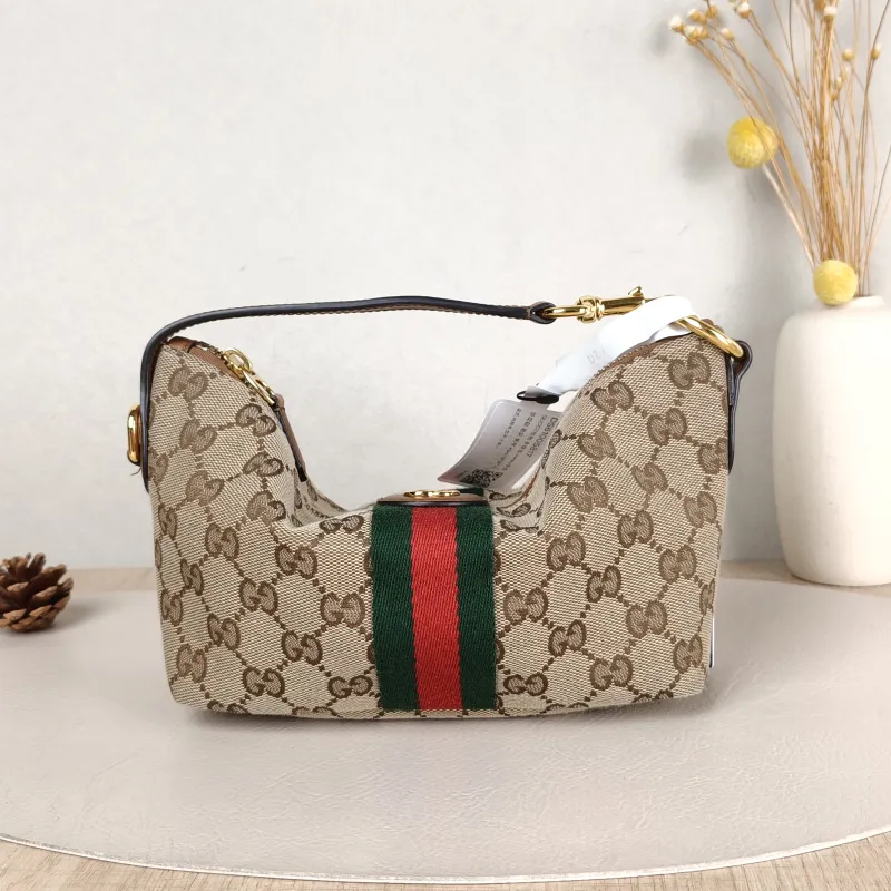 GUCCI Top Handle Bag vanity Vanity Case Bag Monogram Canvas Mini 19 × 9 × 10 cm