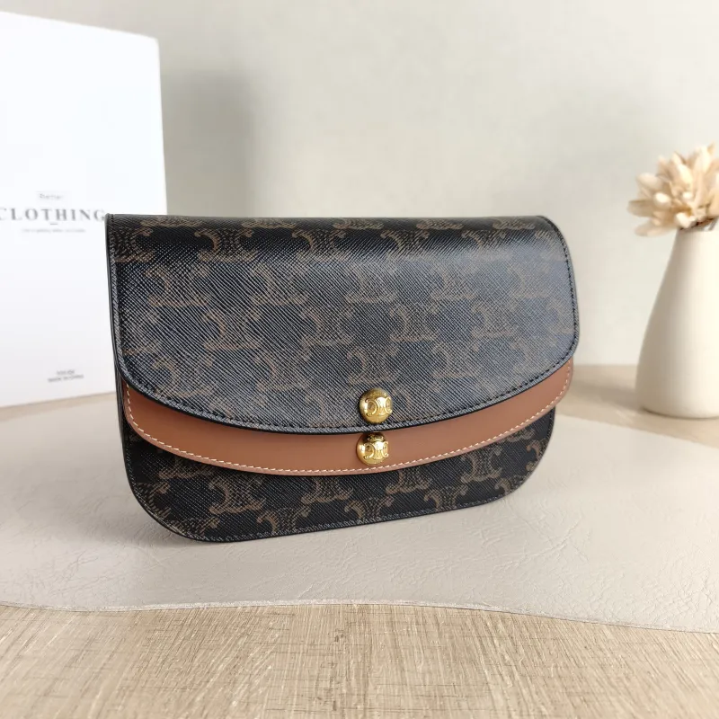 CELINE Crossbody Bag DUO Wallet Monogram PVC Mini 20 × 6 × 13 cm — cover view 4 of 5