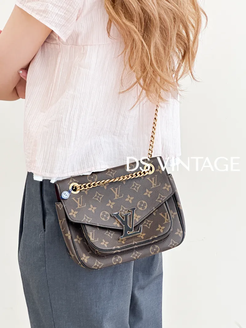 Louis Vuitton Crossbody Bag Passy Messenger Bag Monogram PVC Small23 × 9 × 17 cm — on-model view 1 of 3