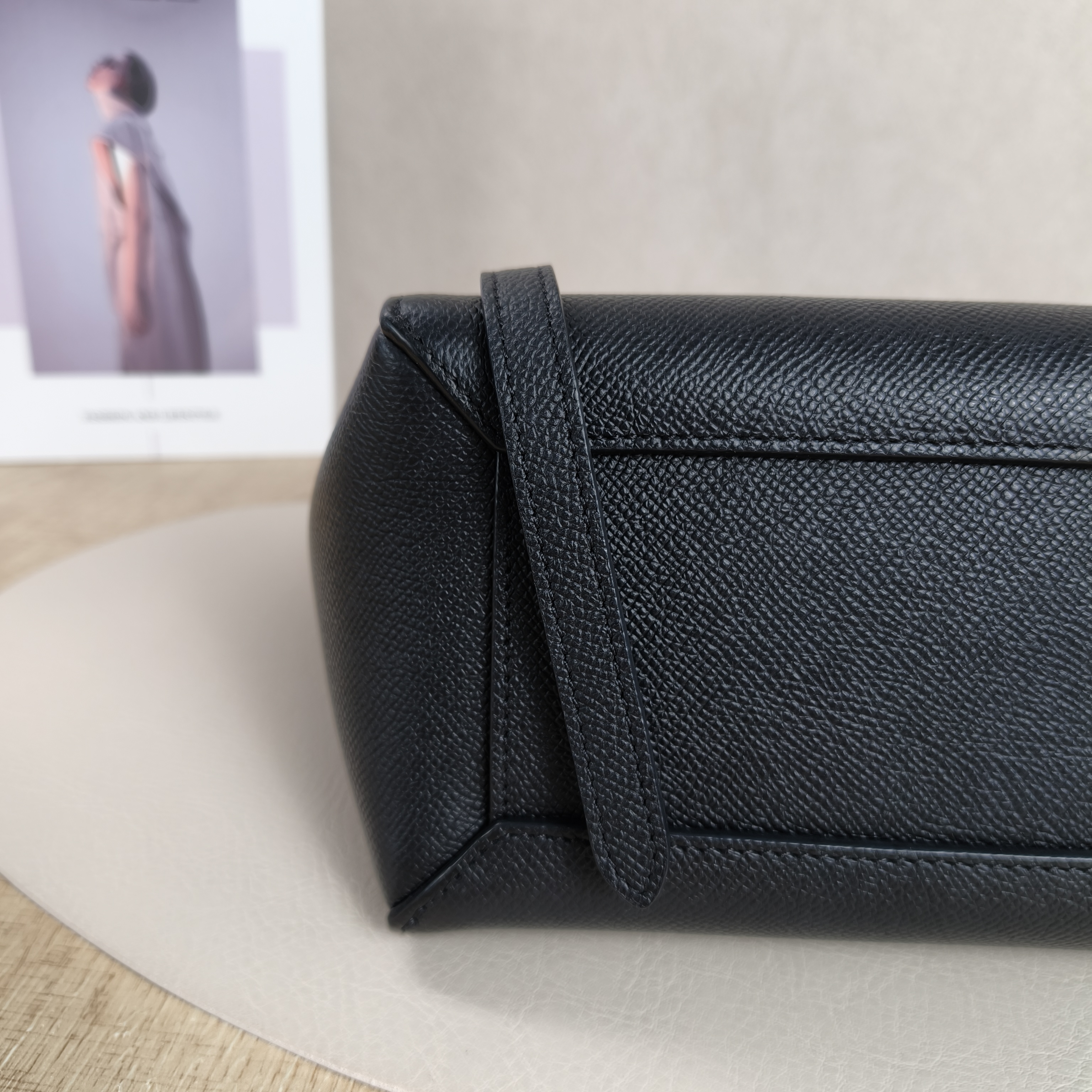 CELINE Shoulder Bag Belt Nano Black CC alfskin Small20 × 10 × 20 cm — cover view 9 of 10
