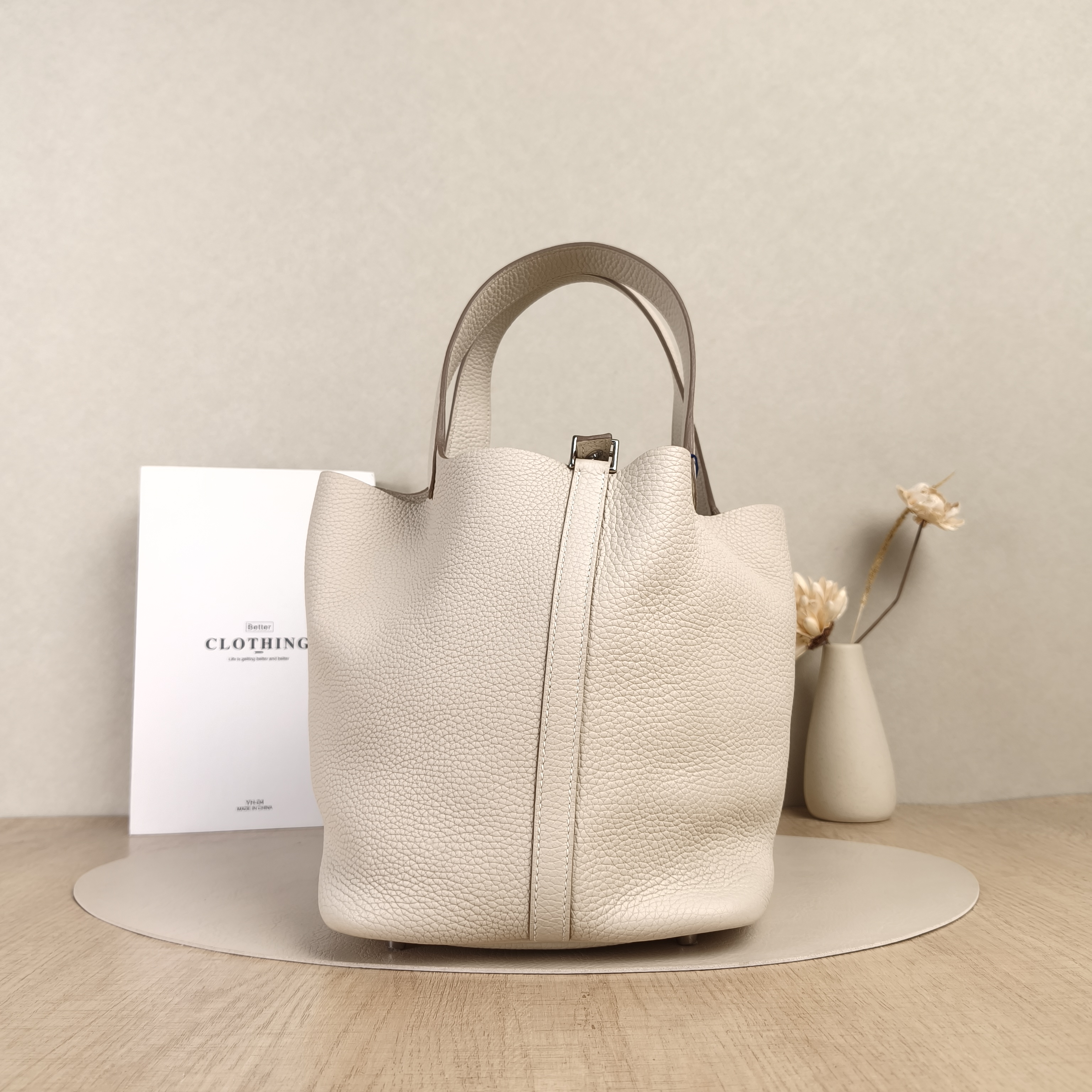 Hermès Top Handle Bag Picotin Lock 22 2210 TC Calfskin Medium22 × 17 × 21 cm