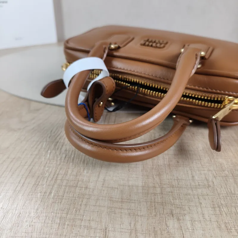 Miumiu Top Handle Bag Arcadie Collection Bowling Bag CC alfskinmini19 × 5 × 10 cm — detail view 10 of 13
