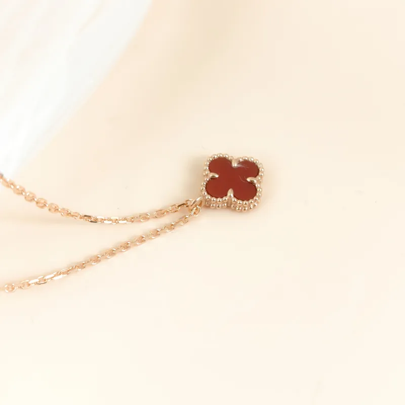 Van Cleef & Arpels Necklace Alhambra 18KR ose Gold Sweet Mini 0.95 × 0.95 × 40 cm — cover view 8 of 8